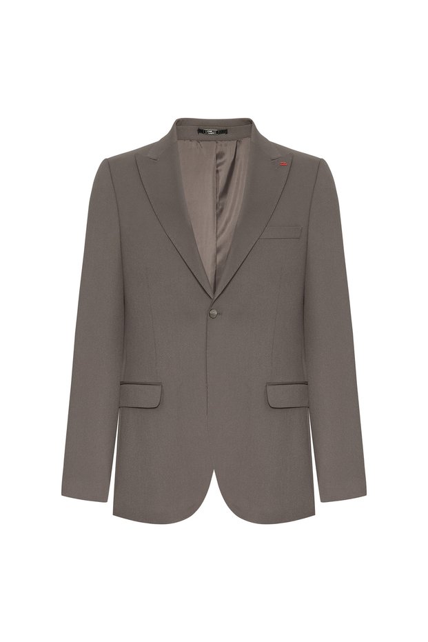 Slim Fit Mink Dobby Suit