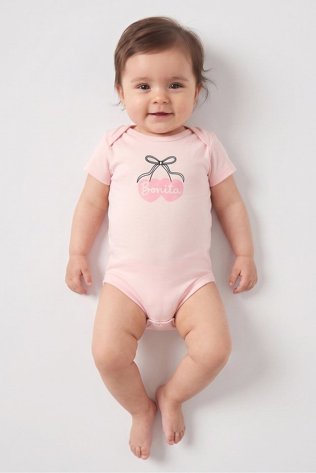 Toddlers Girl 3 Pieces Graphic Print Bodysuit, Multicolor