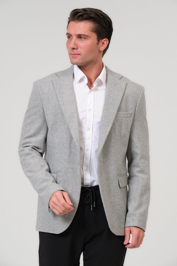 Men's Slim Fit Cashmere Jacket, Coat, Overcoat