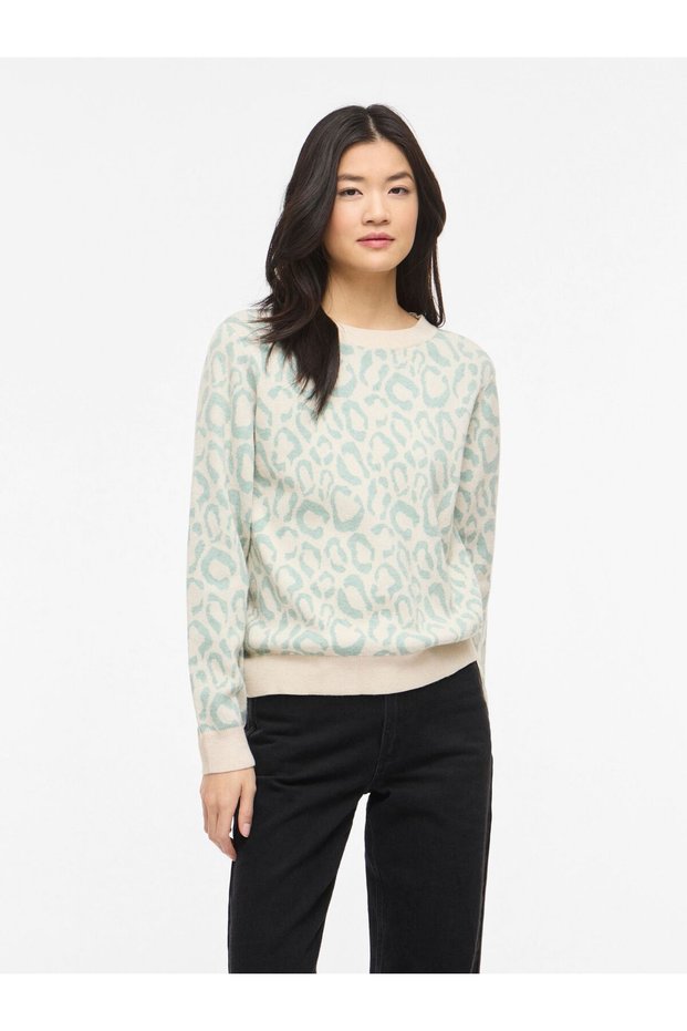 Pulover tricotat jacard