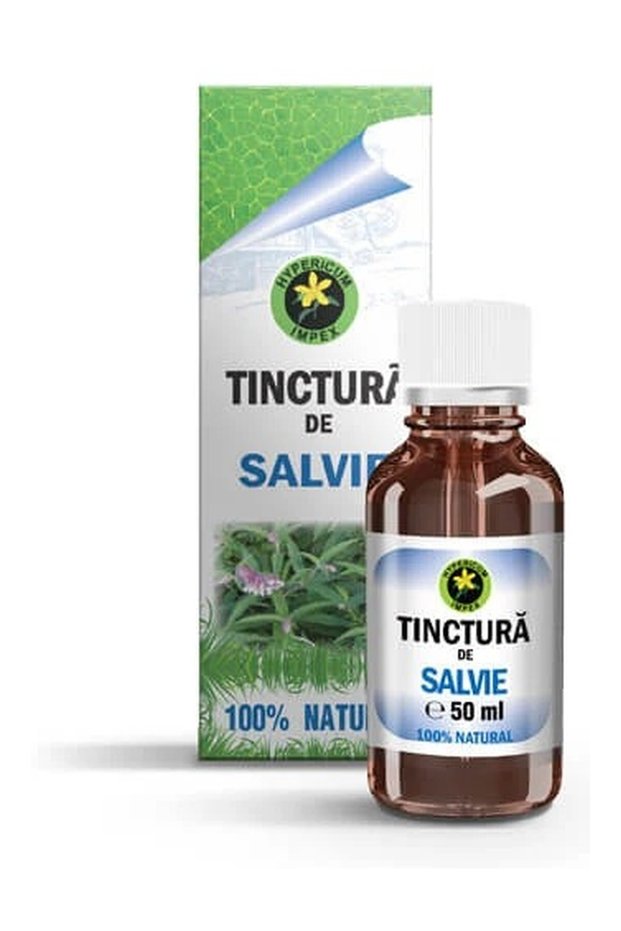 Sage tincture Hypericum, dietary supplement with sage leaf extract, 50 ml