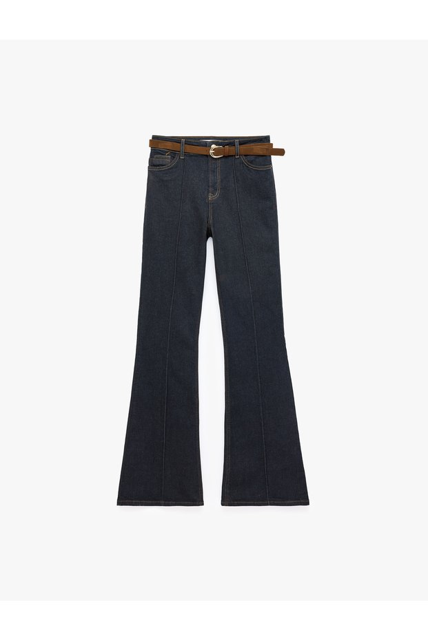 Cotton Regular Slim Fit Spanish Flare Jeans - Flare Jeans