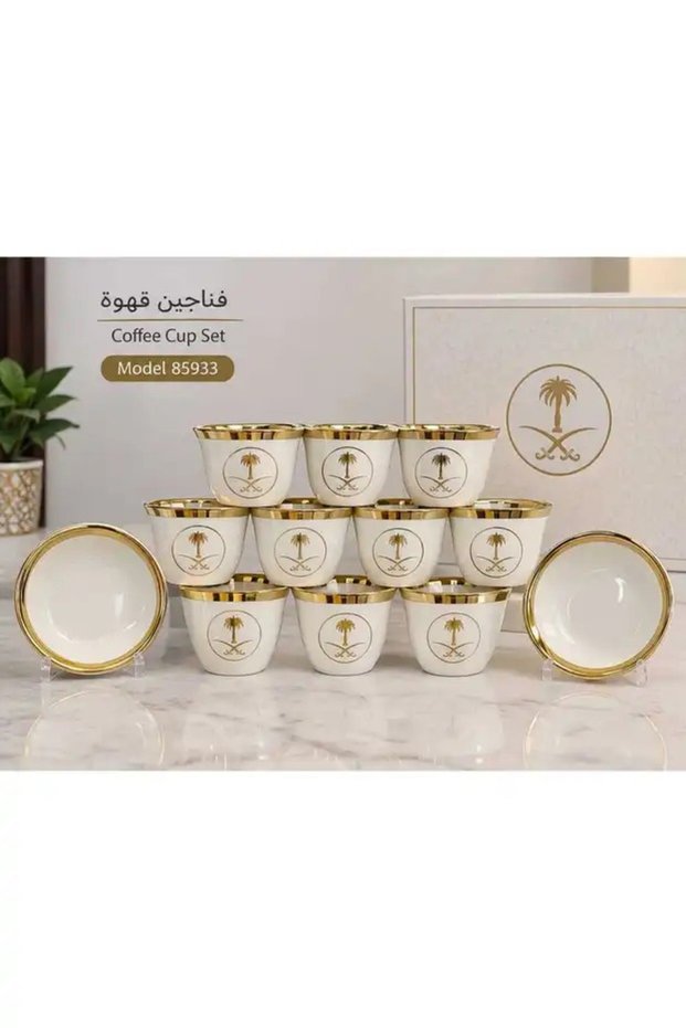 درعنة من فناجين القهوة العربية 12قطحه