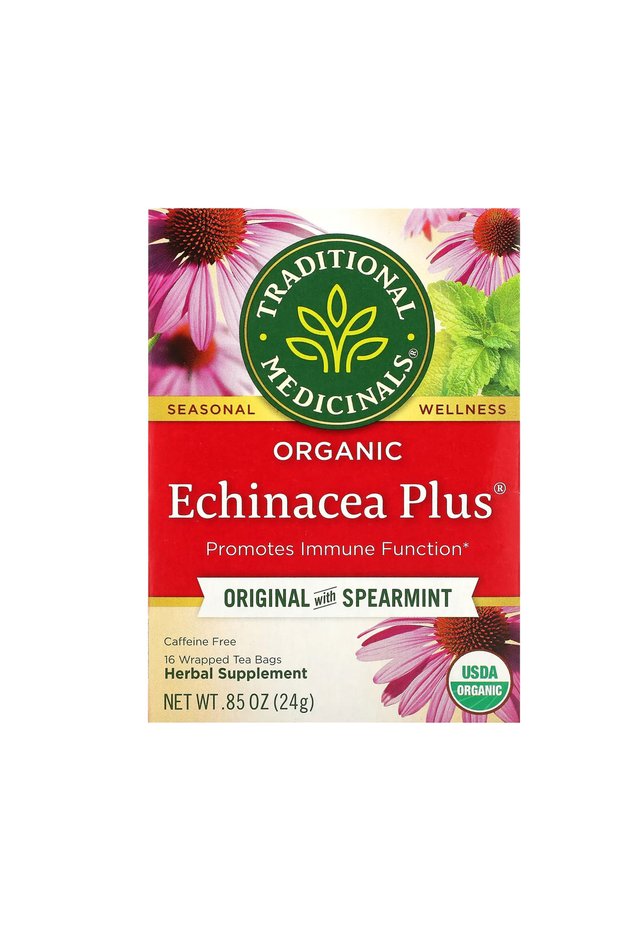 Echinacea Plus Spearmint Immune Support Herbal Tea Bags 16s