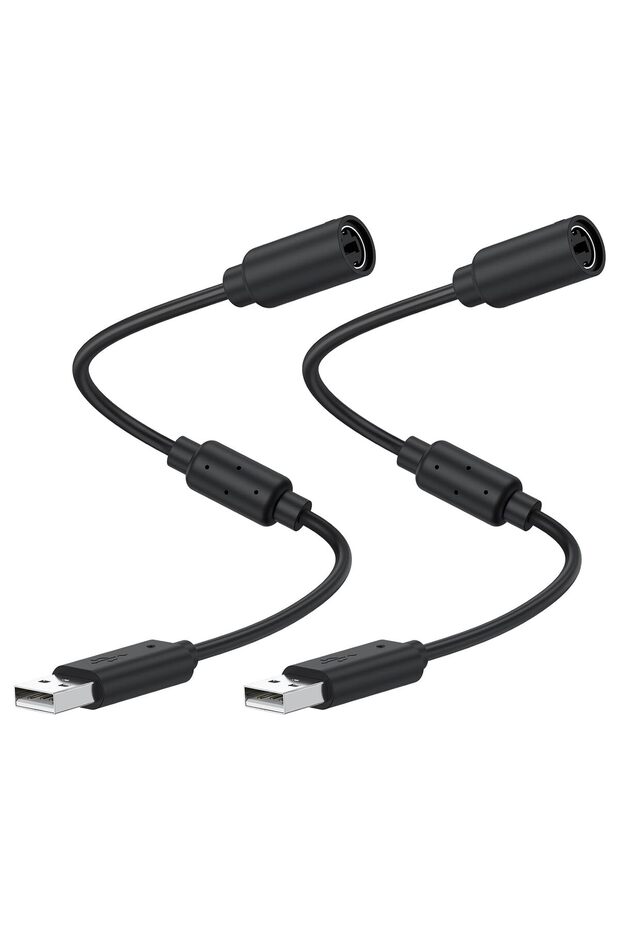 كابل USB قابل للفصل لجهاز Xbox 360، محول بديل لوحدة تحكم Xbox 360 متوافق مع لوجيتك