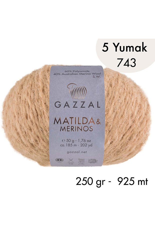 Matilda 743- Pack of 5 - 250 Gr - New