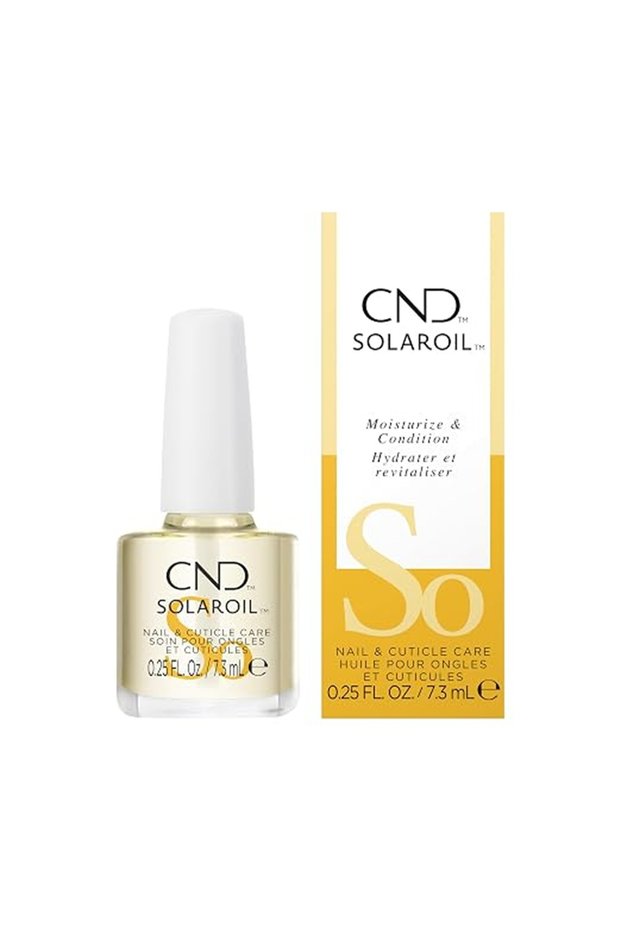 Nail & Cuticle Care, SolarOil for Dry, Damaged Cuticles, Infused with Jojoba Oil & Vitamin E for Healthier, Stronger Nails, 0.25 Fl Oz