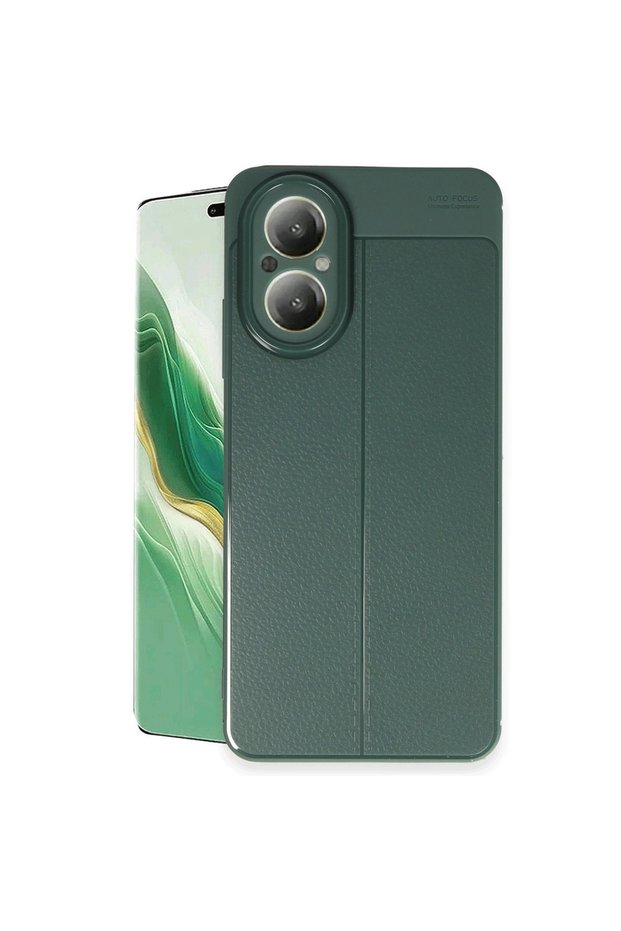 غطاء Realme 12 Lite للتركيز التلقائي - أخضر داكن
