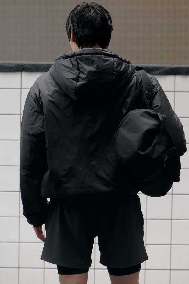 Windproof & water-repellent padded jacket
