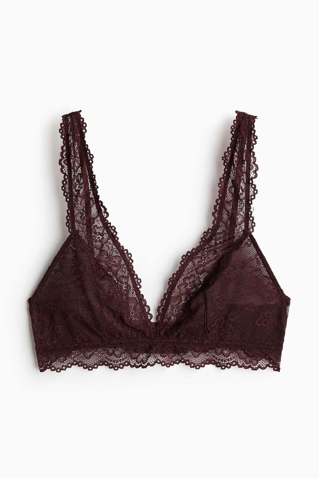 Soft lace bra