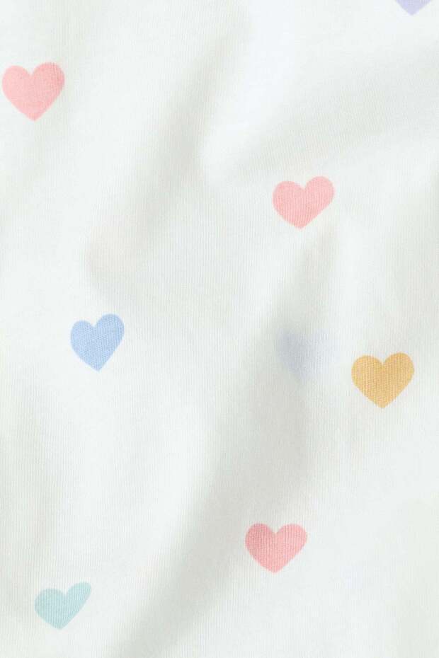 Short cotton sleepsuit