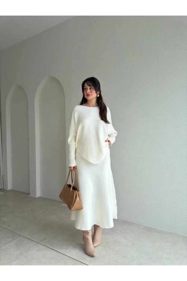 Women's Asymmetrical Skirt-Top Premium Quality Set