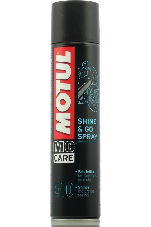 بخاخ تلميع الدراجات النارية E10 SHINE & GO 0.400 لتر