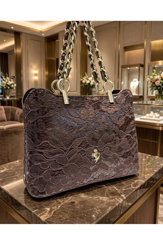 Mini Size Long Multi-Compartment Strap Hand and Shoulder Bag (27/15 cm)