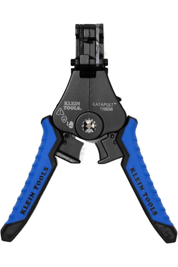 أداة قطع وتجريد الأسلاك 11063W، أداة تجريد أسلاك أوتوماتيكية شديدة التحمل لأسلاك صلبة بمقاس 8-20 AWG و10-20 AWG