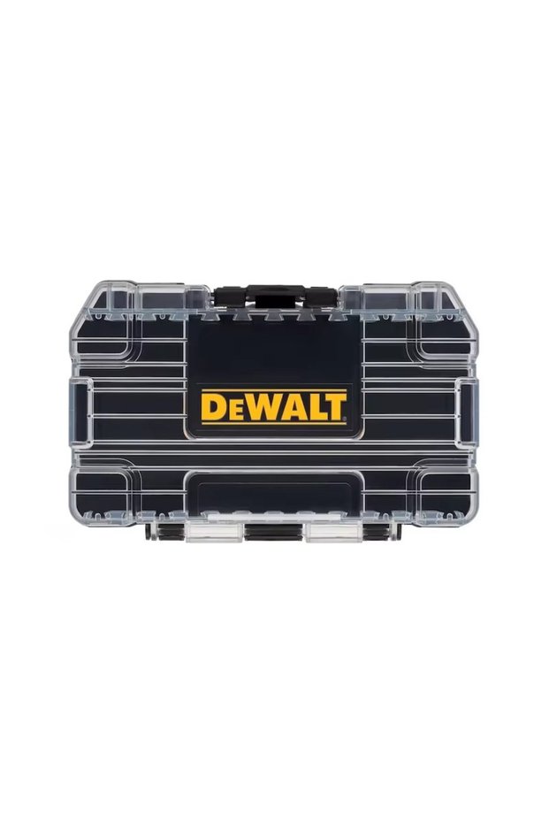 1pcs TSTAK Black Medium Tough Case Stackable Dustproof Drill Bits Storage Tool Box Acc