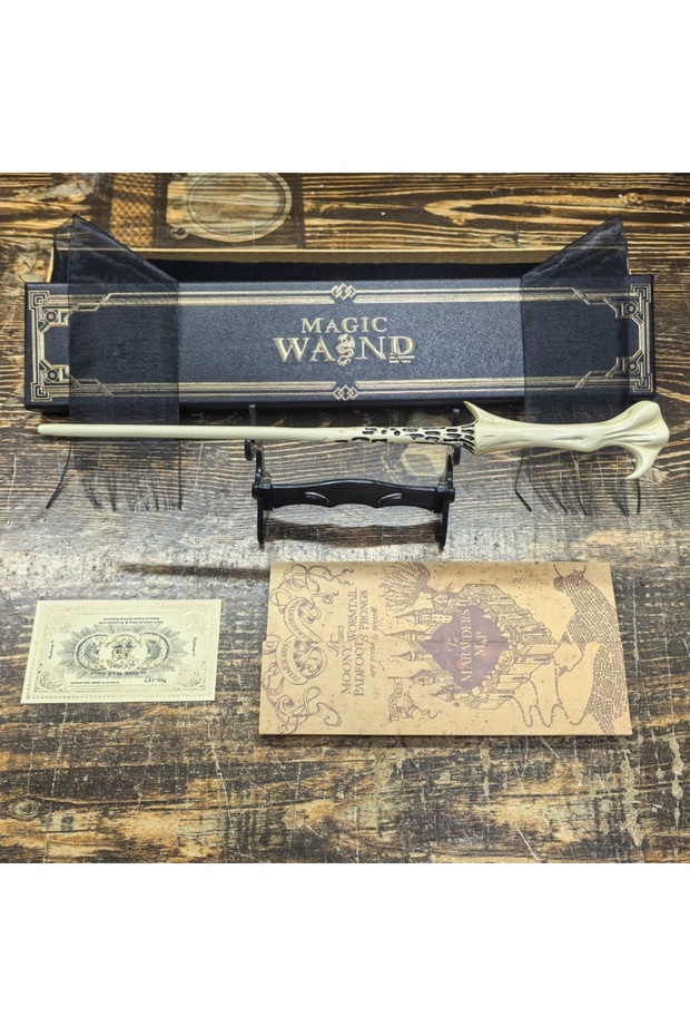 Voldmort-12 Anime Cosplay Magic Metal Core Wand With Box Children Decoration Toy Accessories For Kid