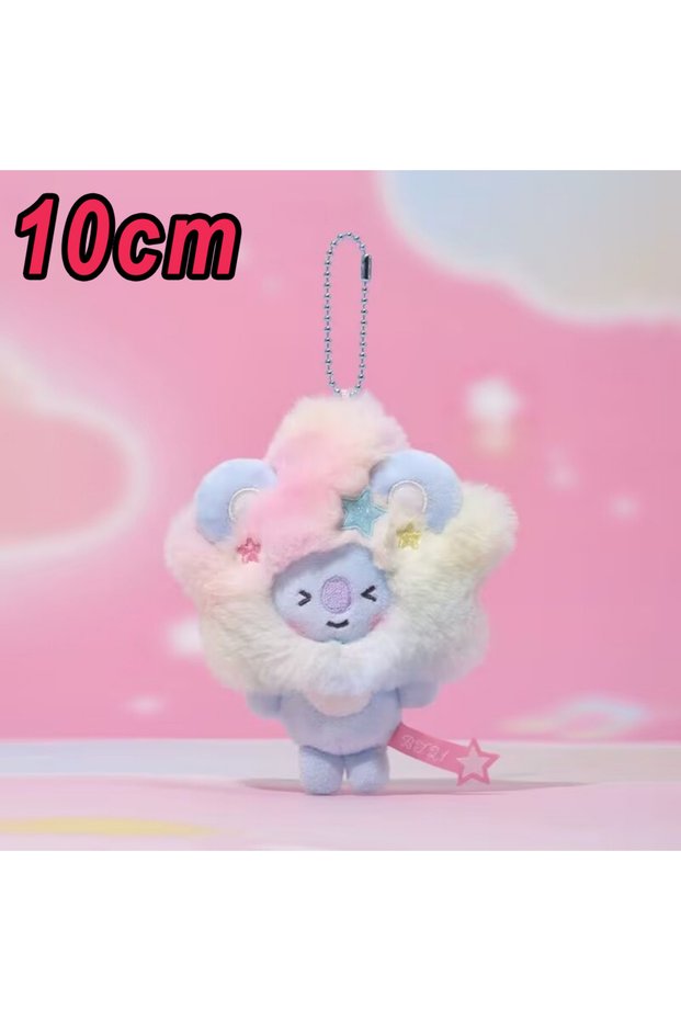 1pcs bt 37 .6-10cm Fans Keychain Plush cute kawaii cartoon plush toy keychain creative anime
