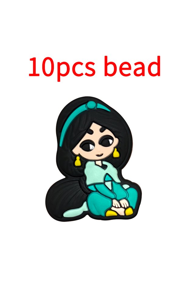 10pcs bead 10pcs Silicone Cartoon Bead Baby Pacifier Bead Pacifier Chain Accessories Ornaments