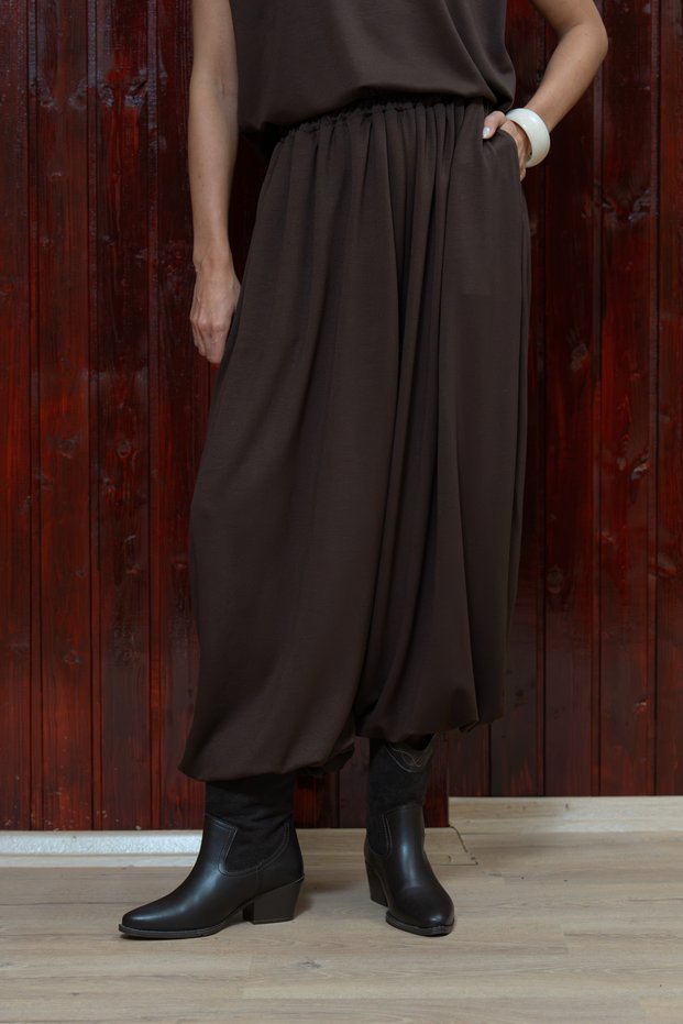 Bitter Brown Shalwar Trousers