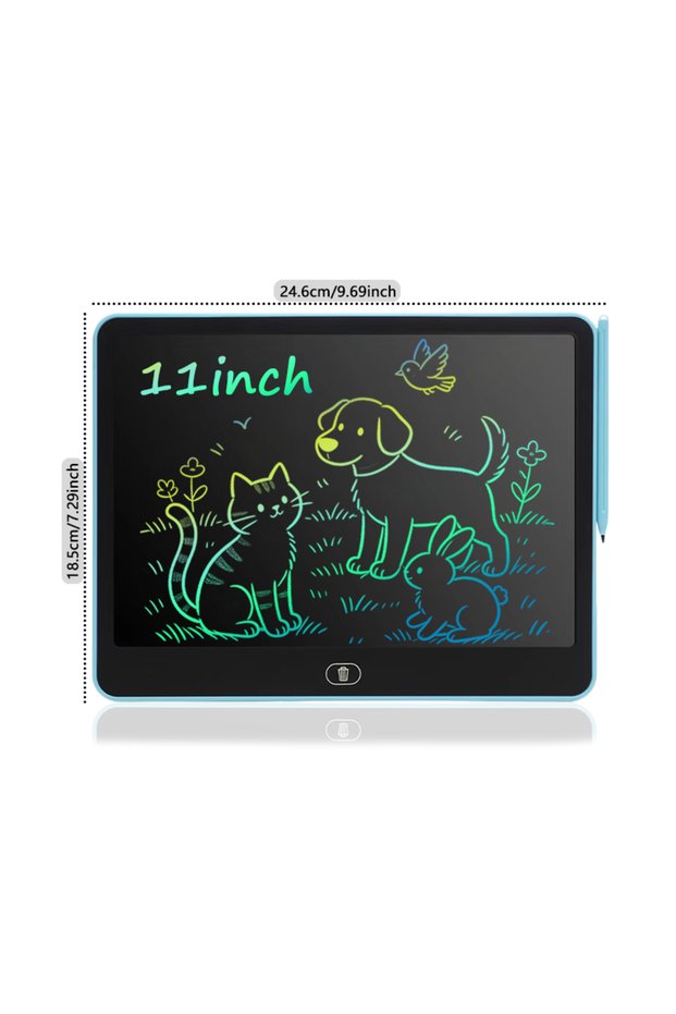 11inch blue 16/13/11/8-inch Kids LCD Drawing Board Portable Digital Sketchpad for Art Creativity And