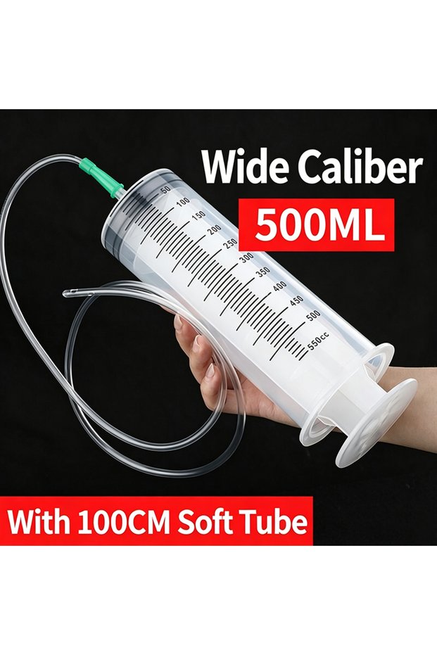 500ML 60Ml-1000Ml Durable Large Capacity Syringe Car Oil Extractor Suitable for Lab Glue Dispensing