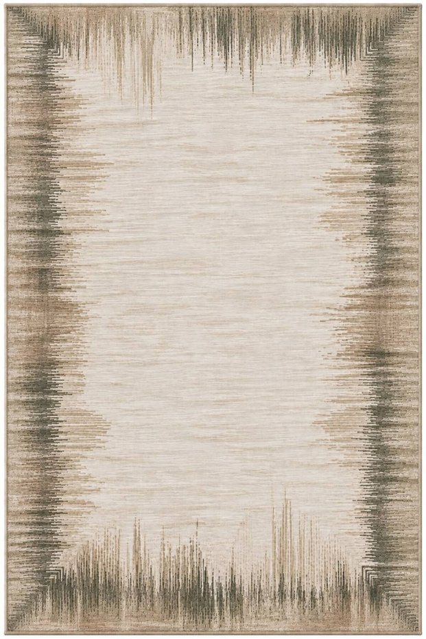 Eta Modern Border Patterned Woven Base Carpet Eta4429
