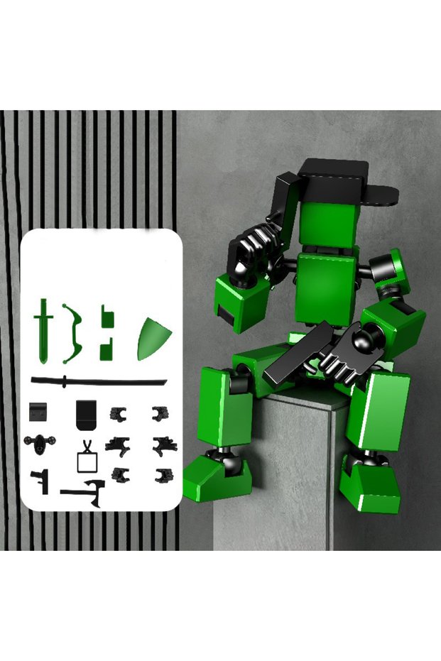Green New 3D Printed Mannequin Dummy 13 Jointed Movable Shapeshift Robot Equipment Accessories Actio