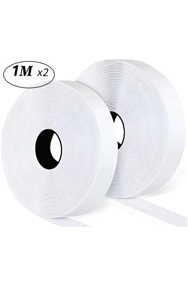 20mm Wide White 1meter 1/2/5M 20-50mm White Strong Self Adhesive Fastener Hook and Loop Strips with
