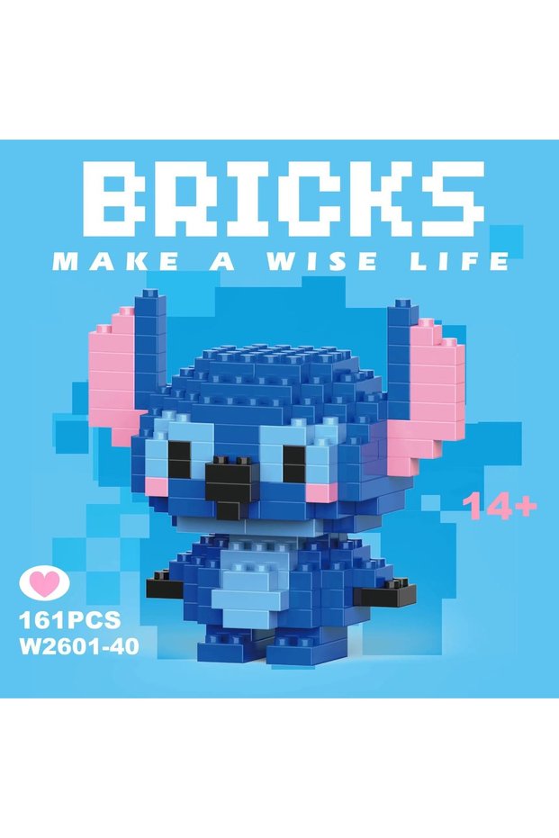 01-40 Kawaii 6cm High Mini Building Blocks Desktop Ornaments Anime Cartoon Halloween Themed Youth To