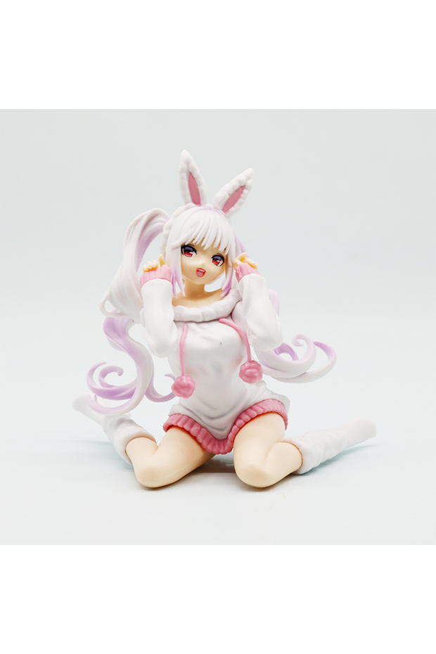 NO box New Unique Cat Ear Anime Girl Figurine, Exquisite Detailed Sculpture, Cute Desk Orname
