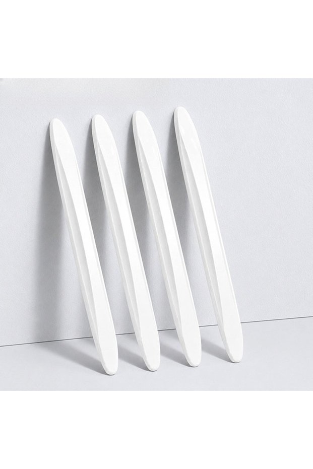 4pcs white 4pcs/6pcs Invisible Car Door Guard Anti-Scratch Strip Residue-Free Protector for Car Door