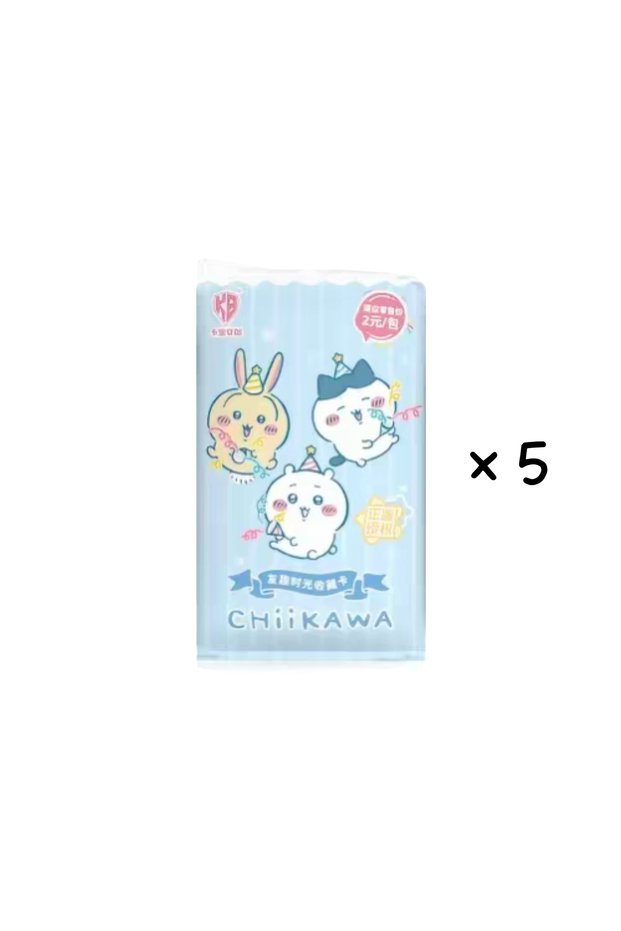 5Bag(15Pcs Cards) KABAO Original Chiikawa Collection Card Square Kawaii Character High Quality Anime