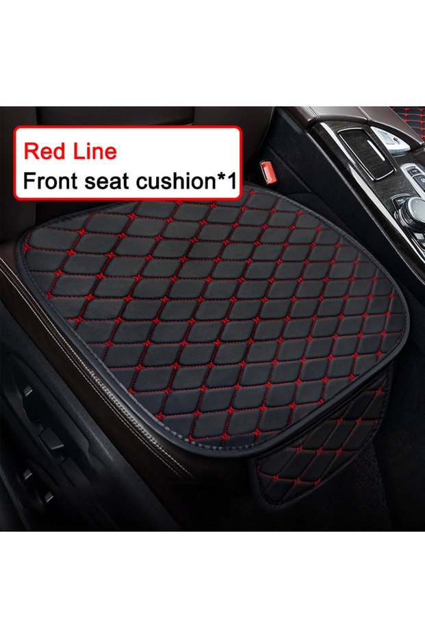 Style 1 Universal Car Seat Covers Pu Leather Fashion Car Front and Rear Seat Cushions Car Seat Prote