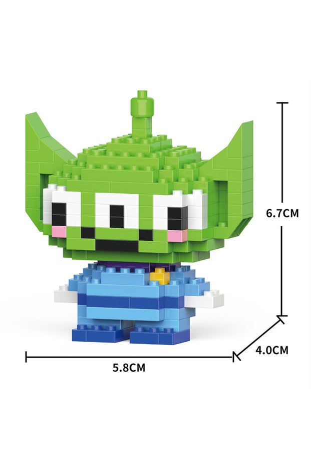 JM-7243-NOBOX Animal Doll Building Block Model Micro Particle Assembled DIY Small Ornaments Birthday