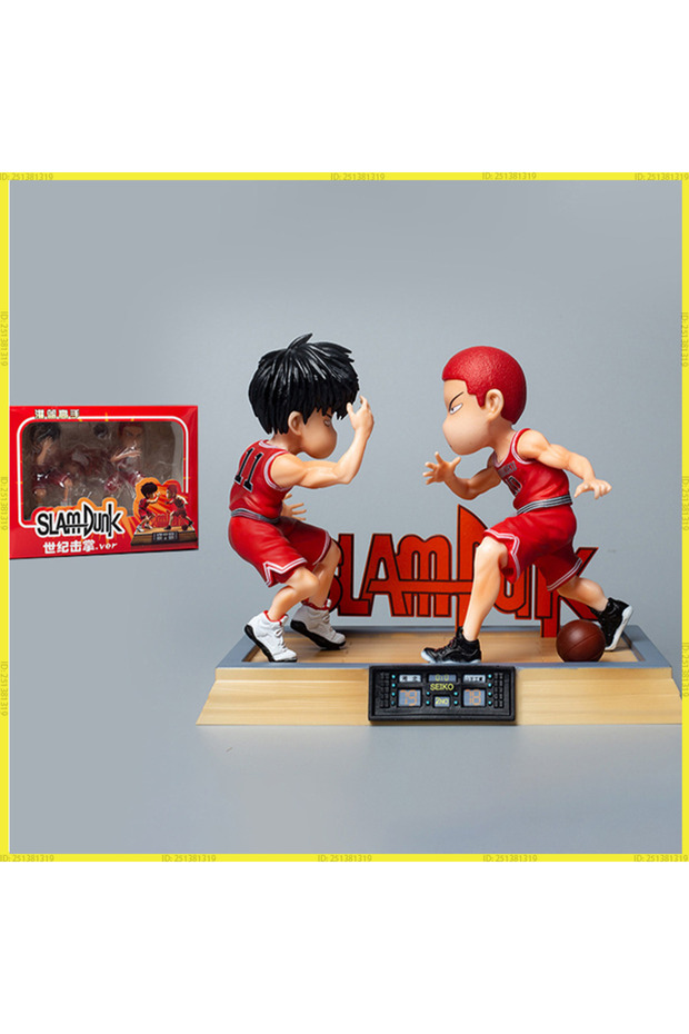 1pc SLAM DUNK Action Figure Anime Sakuragi Hanamichi Rukawa Kaede GK Century High Five Q Vers