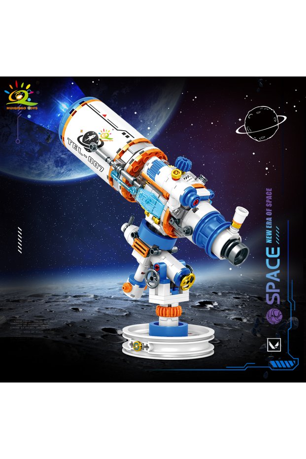 no box NO.43 HUIQIBAO MOC Space series astronaut Spacecraft Model Building Block Aerospace spaceship