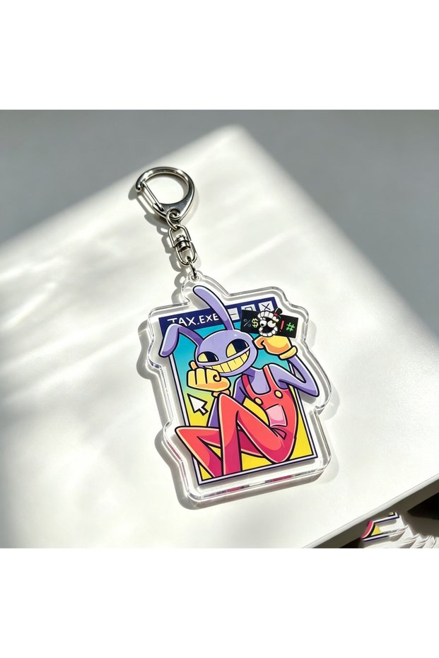 1PCS 3 For TADC Pomni Jax Ragatha Gangle Zooble Kinger Caine Gummigoo Peripheral Acrylic KeyC