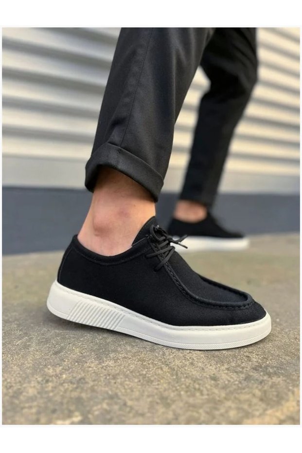 Men's Seasonal Balanced Suede Lace-Up Comfort Classic Shoes