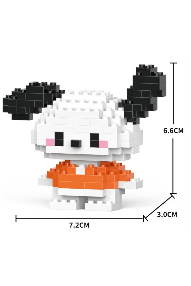 JM-7213-NOBOX Animal Doll Building Block Model Micro Particle Assembled DIY Small Ornaments Birthday