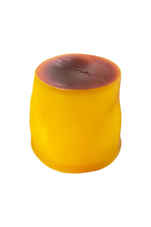 1pc caramel pudding Caramel Pudding Crunchy Moldable Stress Ball Fidget Toy Crispy Squeeze Ball Roun