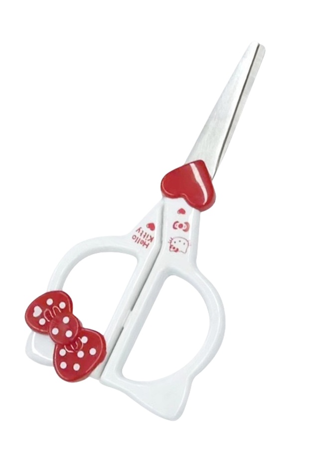 Hello Kitty-white New Edition Sanrio Stainless Steel Kitchen Scissors Kawaii Cartoon Hello Kitty Hig