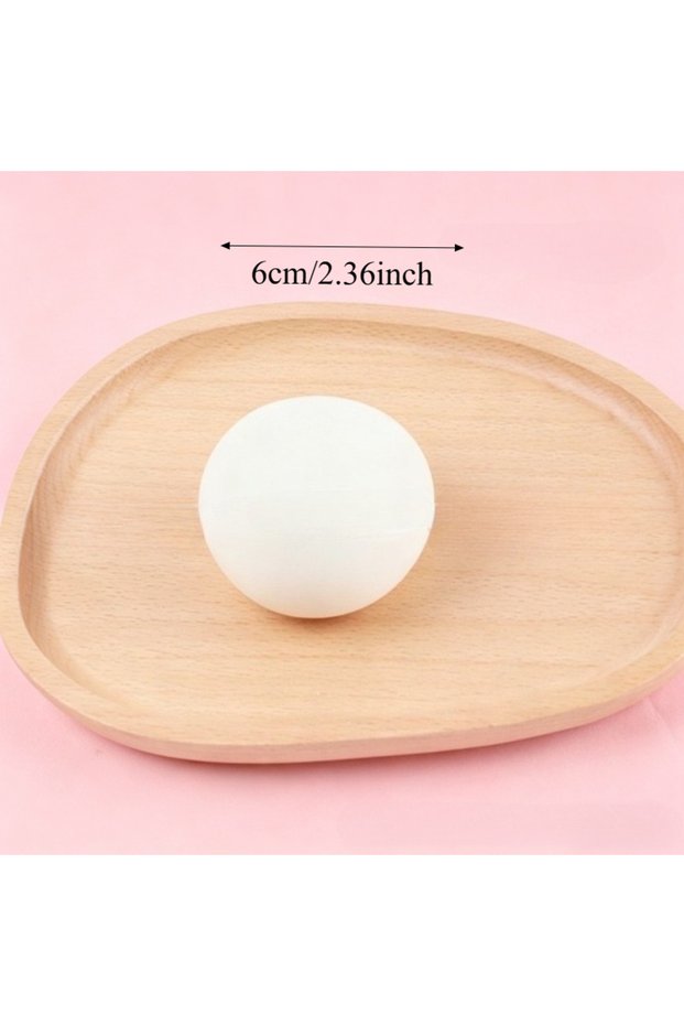 1pc-6cm Small Squishy Bread Stress Ball Fidget Toy Soft Bun Squeeze Ball Stress Relief Slow Rising S