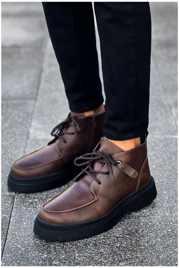 Men's Stable and Balanced Winter Comfort Boots with Zipper