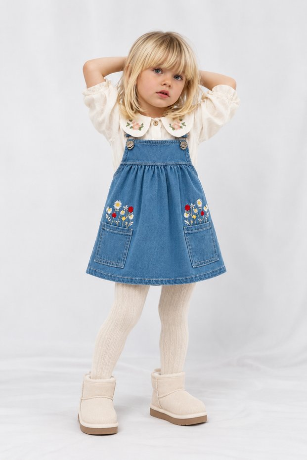 Girls 1-4 Years Old Plaid 2-Piece Set