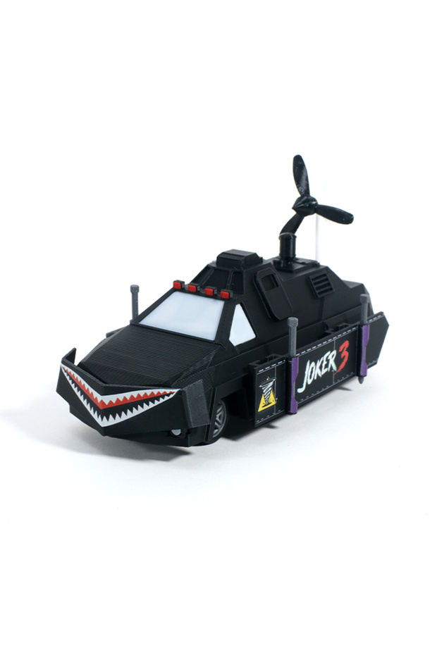 Joker 3 3D Printed Storm Chaser Vehicle Model Heavy Duty Off-Road Recon Car Mini Diecast Collection