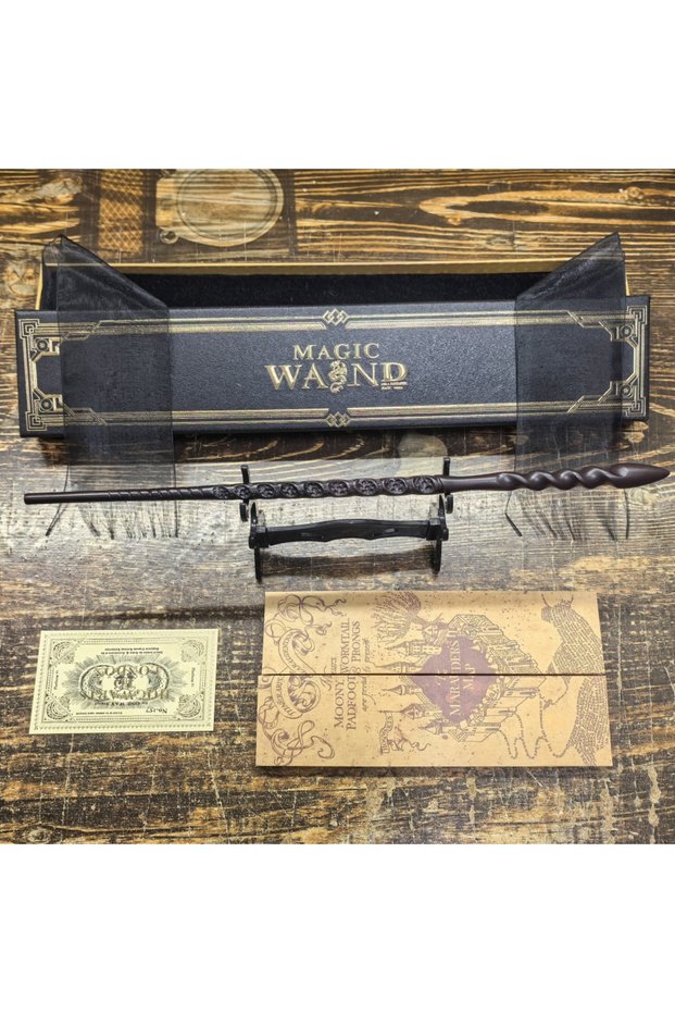 Cho-Chang-18 Anime Cosplay Magic Metal Core Wand With Box Children Decoration Toy Accessories For Ki