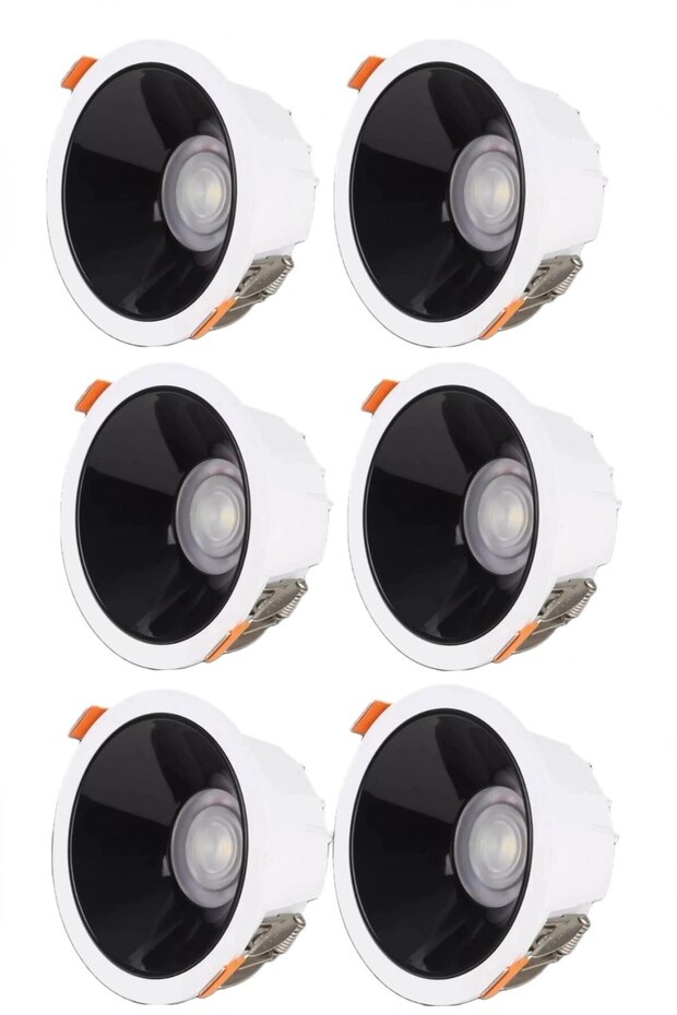 كشاف همر LED مانع للتوهج 7 واط مقاس 7 سم إضاءة صفراء