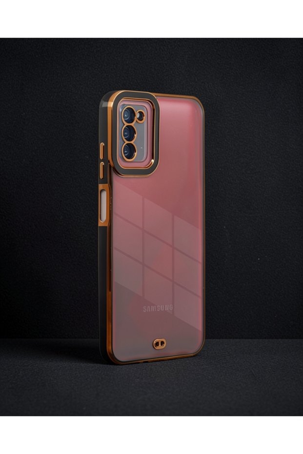 Samsung Galaxy A03S Case Liva Lens Silicone - Black
