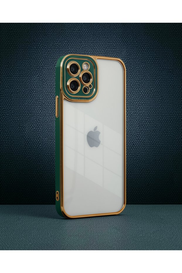 Apple iPhone 12 Pro Case Liva Lens Silicone - Green